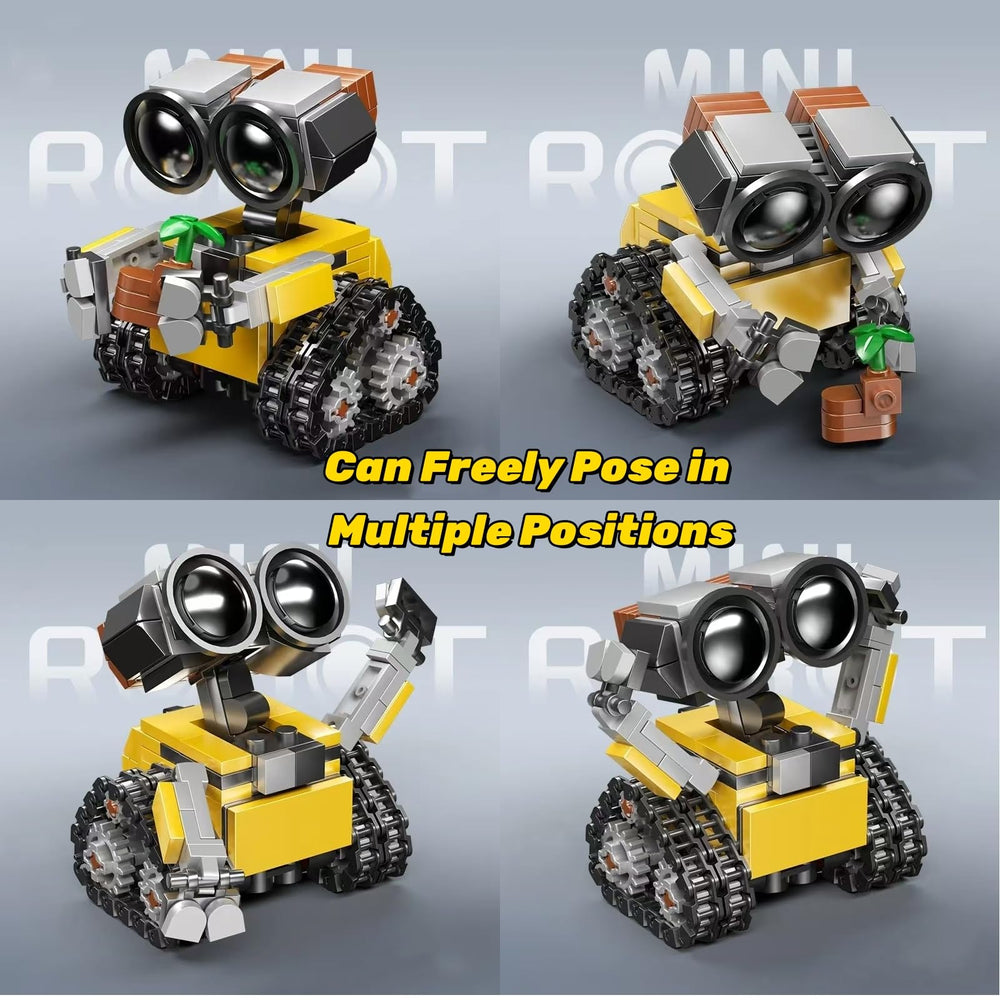 WULOBOOI plant-holding display-ready robot adds decor