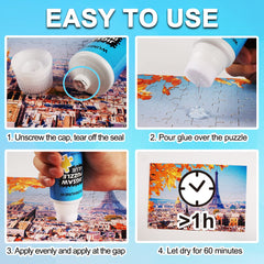 Wunhunew front-puzzle application for even coverage without gaps