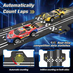 Wupuaait slot car track circular loop for nonstop laps and excitement