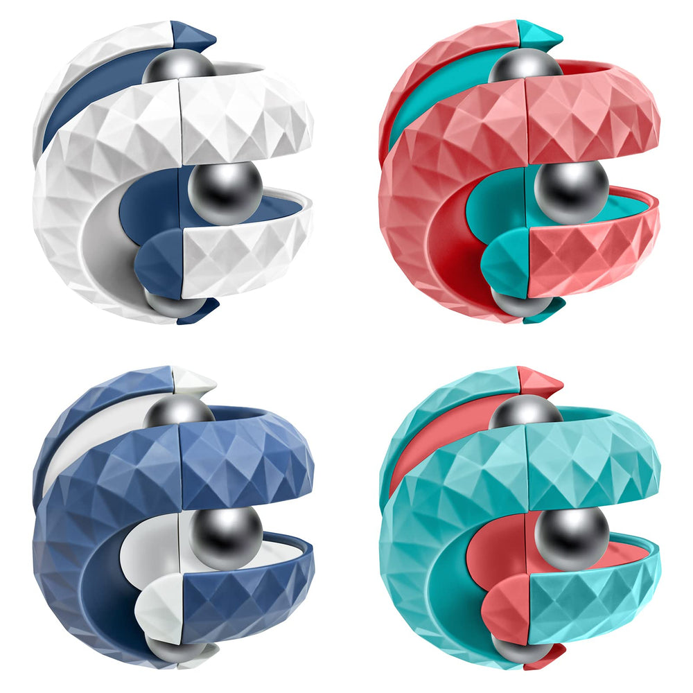 WUQID Orbiit blue front view ball for focused tactile play