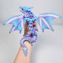 WUQIREN dragon with wings perched on a desk adds fantasy charm and decorative appeal