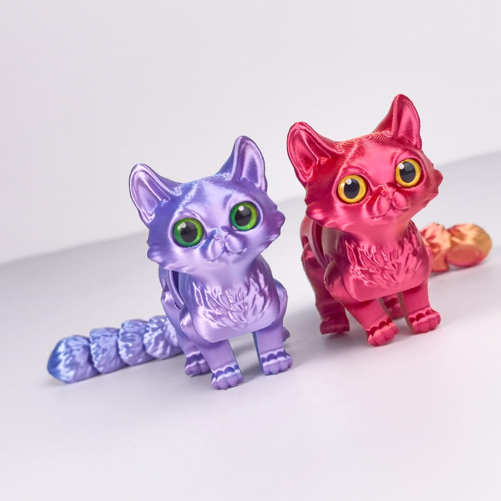 WUQIREN pastel cat toy for kids and fans