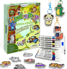 WurLoo Aqua Puffs 3D Animals kit box invites quick, mess-free creativity for kids.
