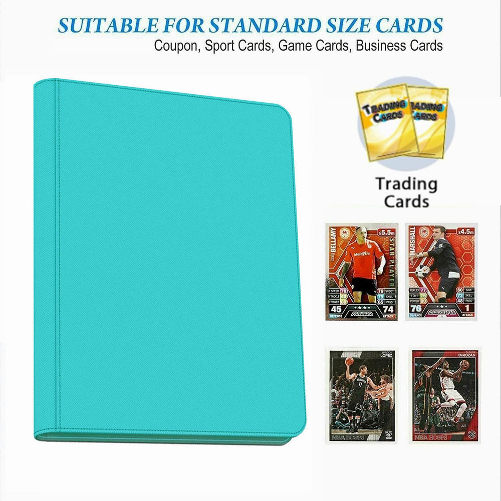 WUTONMU double-sided pages provide secure, clear card viewing and protection
