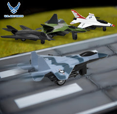 Wuzeautk durable die-cast planes resist bumps during playtime