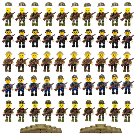 WW2figure US soldier assembly action pose for imaginative play and display.