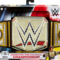 Kid-sized WWE Championship Title belt fosters imaginative play and collectability.
