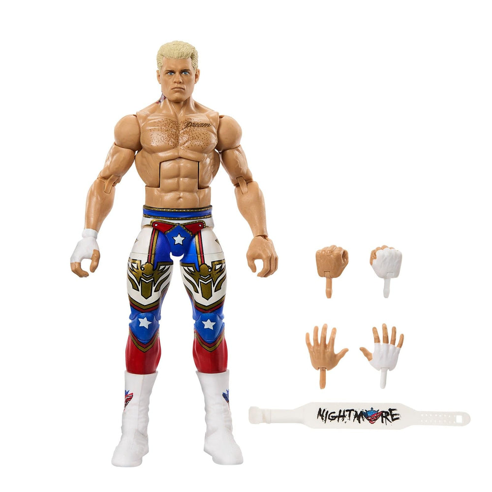 WWE Cody Rhodes Elite 8 unboxing-ready packaging for fans
