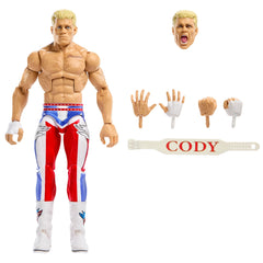 WWE Cody Rhodes (RWB) Elite Top Picks 2025 Wave 4 patriotic gear for display and play.