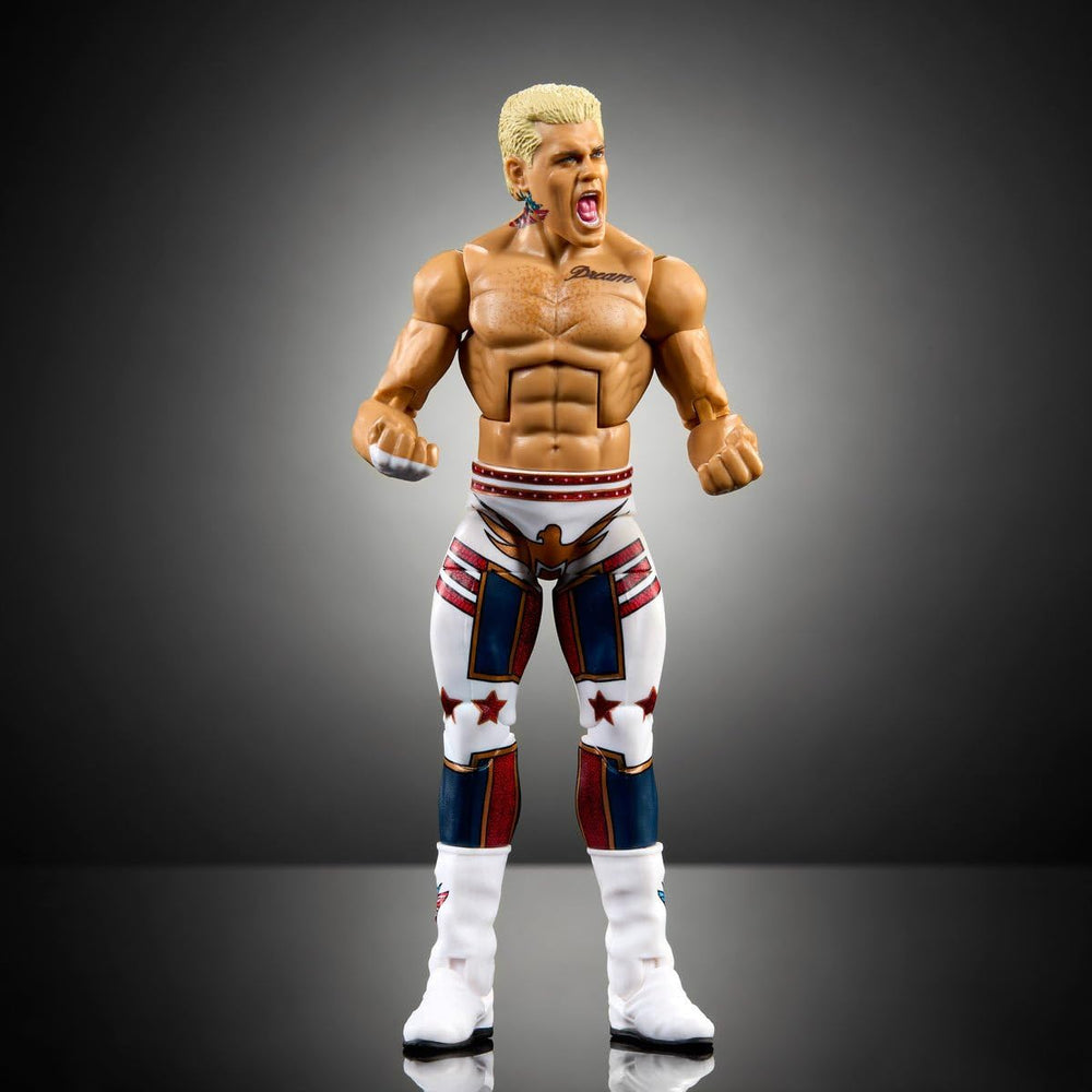 WWE Cody Rhodes Elite figure with poseable joints for dynamic shots