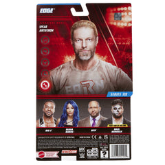Edge basic action figure packaging display suitable for shelf presentation.