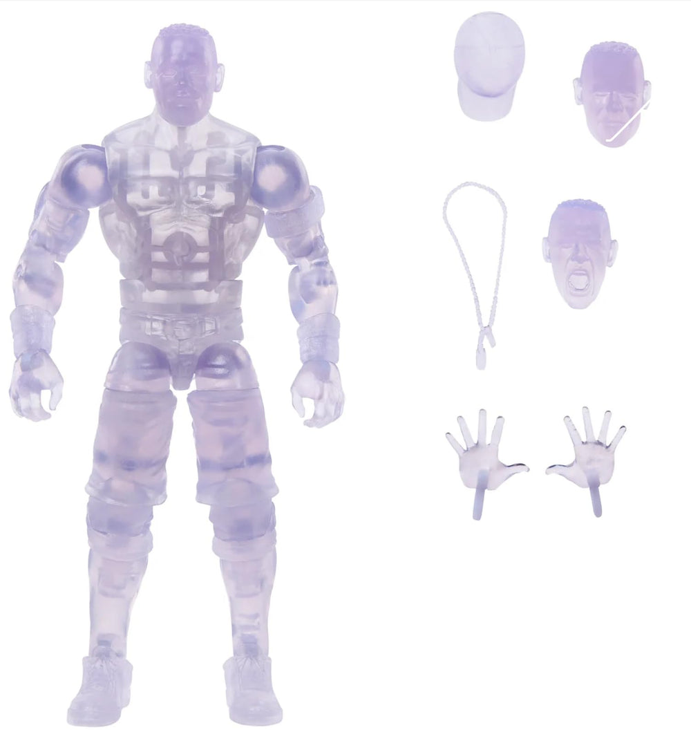 WWE Cena TrueFX detail close-up for realistic collection photography.