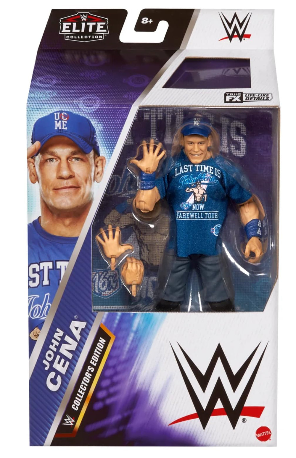 WWE John Cena retirement tour front view figure shows authentic attire for display and collection