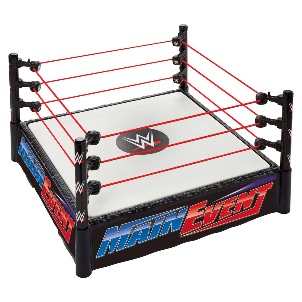 WWE Mattel Superstar Ring with RAW label enables energetic home duels.