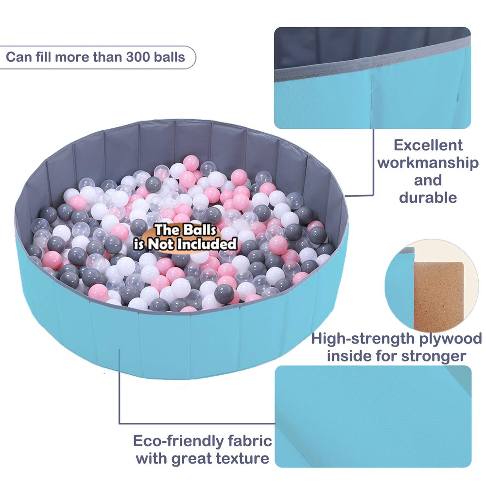WWS ball pit no-inflate design eliminates pumping and leaks