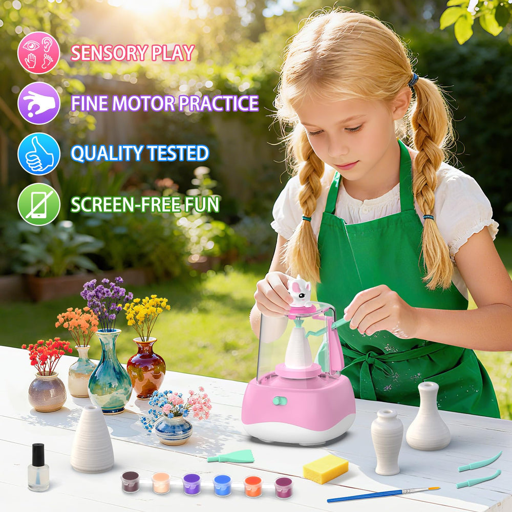 Wwzzey mess-free pottery studio cover protects tables during art fun