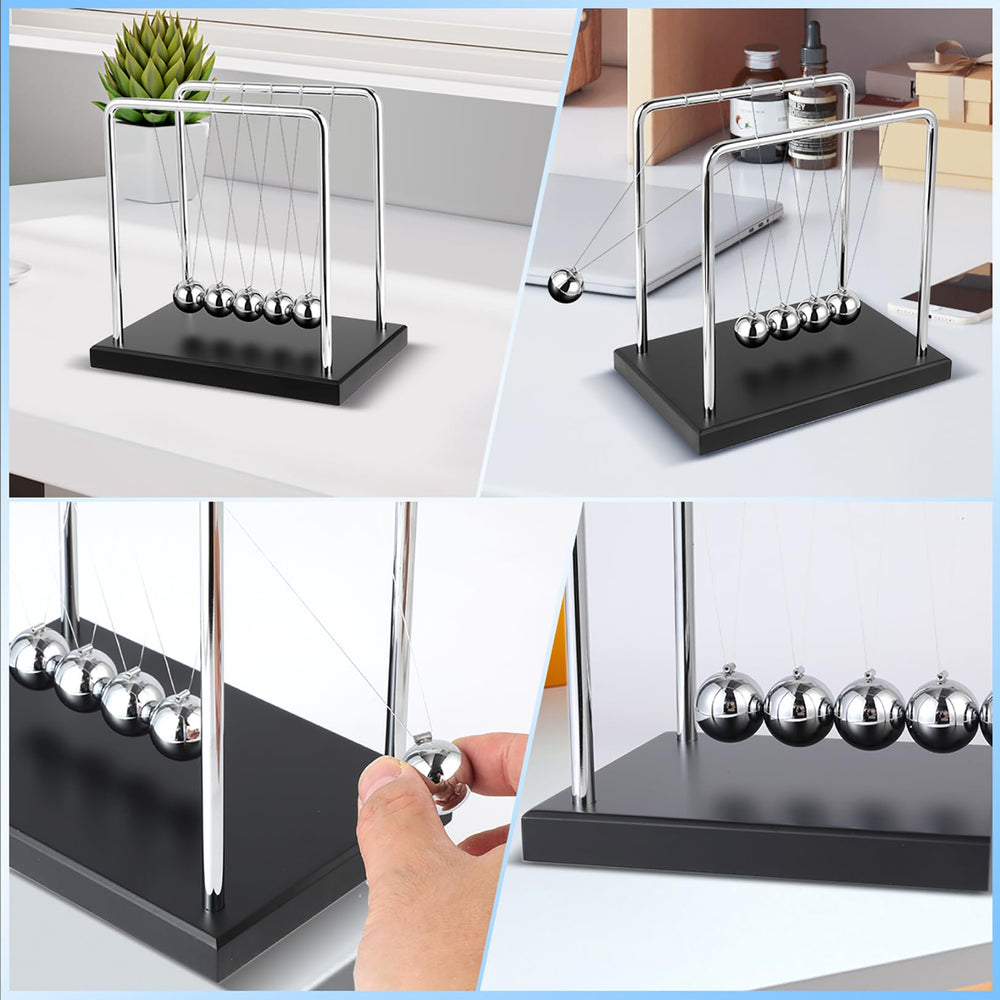 WXBRMCRY Newton's cradle makes a thoughtful gift for science lovers.