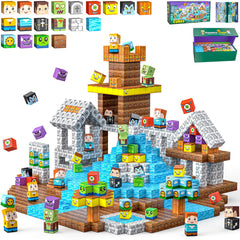 Wxlbr upgraded magnetic blocks for 150-piece creative builds and STEM play