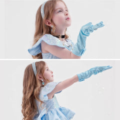 WYB princess dress hair clip and choker for full costume styling.