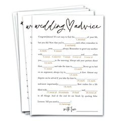 Wybgno bridal shower game card closeup with smooth coating ideal for quick notes.