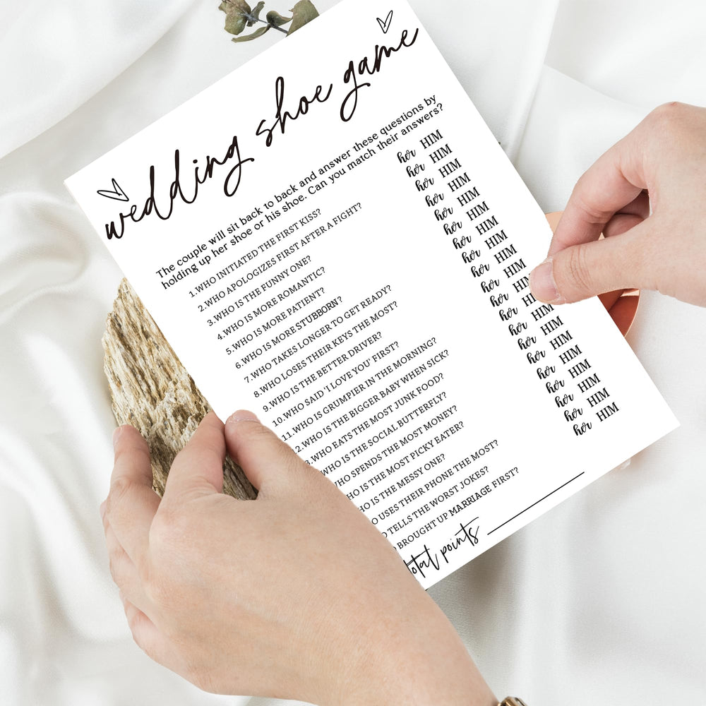 Wybgno wedding guest book replacement cards encouraging guests to share joy
