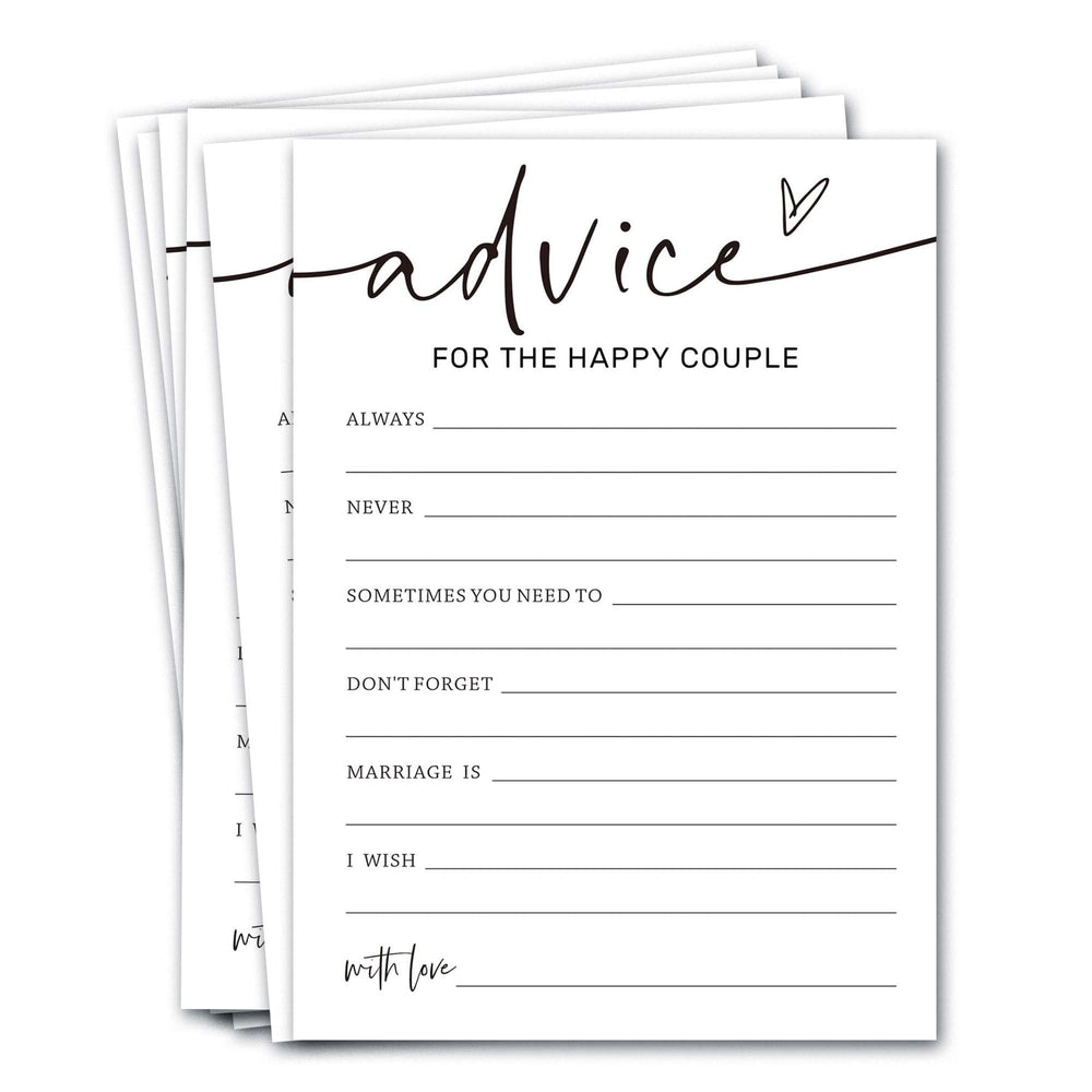 Wybgno wedding shower games cards 5x7 pack for elegant guest entertainment