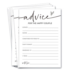 Wybgno wedding shower games cards 5x7 pack for elegant guest entertainment
