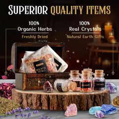 Wyspell Dried Herbs 14 pcs—fresh-scented botanicals for crafting spells