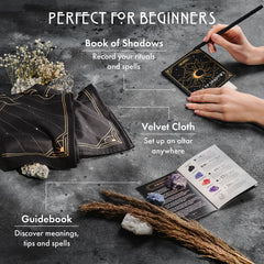 Wyspell velvet altar cloth creating a dedicated space for personal altar setups