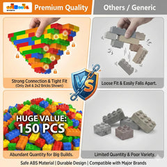 WYSWYG bricks in five colors spark imagination and colorful building projects.