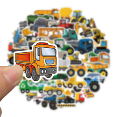 wyyeleswm excavator sticker for notebooks and bumpers