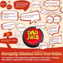 WYZOID Dad Jokes Library cover shows 300 jokes in one handy device