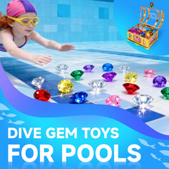 WZXJZTCY treasure chest set sinks smoothly for engaging underwater treasure hunts.