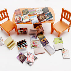 X Hot Popcorn mini books placed on a desk to enhance study scene