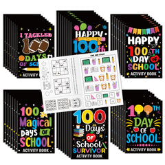X1zuue black 100 days activity books pack for classrooms and events