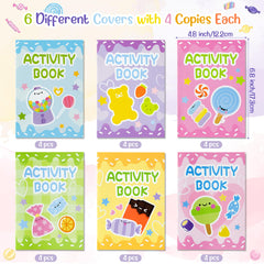X1zuue Candy Activity Books inside pages show games and mazes for curious minds