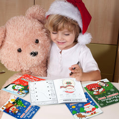 X1zuue Christmas activity book snowman illustration for seasonal activities.