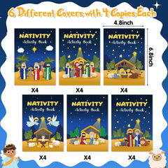 Portable Christmas mini games set fits in a pocket for on-the-go play.