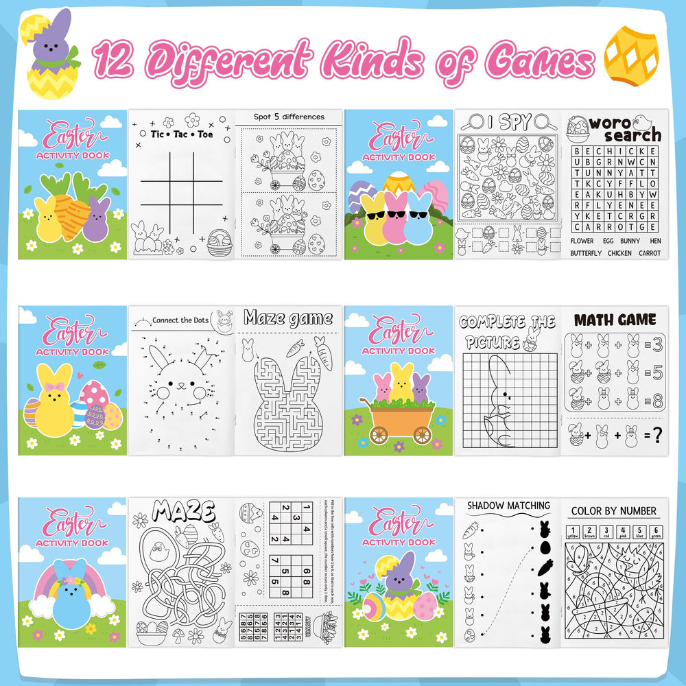 X1zuue Easter mazes page helping kids practice problem-solving