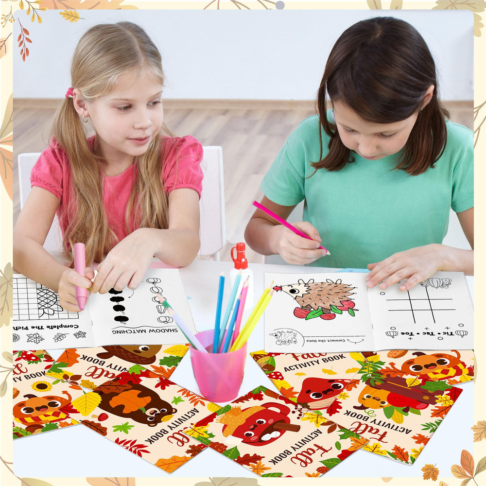 X1zuue fall activity book mazes and word scrambles for problem-solving fun.