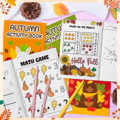 X1zuue Fall Animal Activity Books word scramble content for problem-solving.