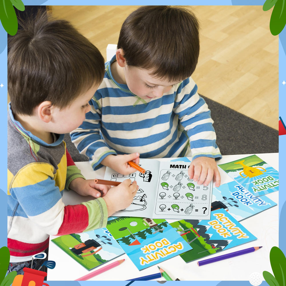 X1zuue golf activity books creativity prompts inviting imaginative play