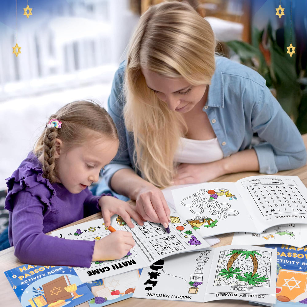 X1zuue Passover find-the-difference pages, fun family activity.