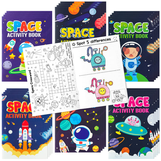 X1zuue space activity book set cover invites curious explorers