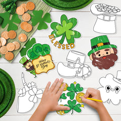 X1zuue magnetic shamrocks ideal for Irish party favors