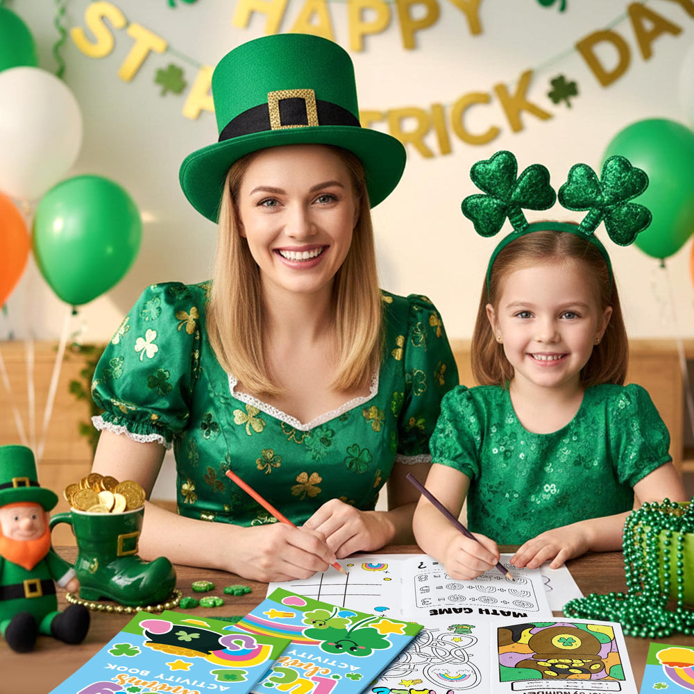 X1zuue St Patrick's Day spot the difference pages for travel