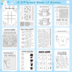 X1zuue tooth activity book find-the-difference scene engages attention
