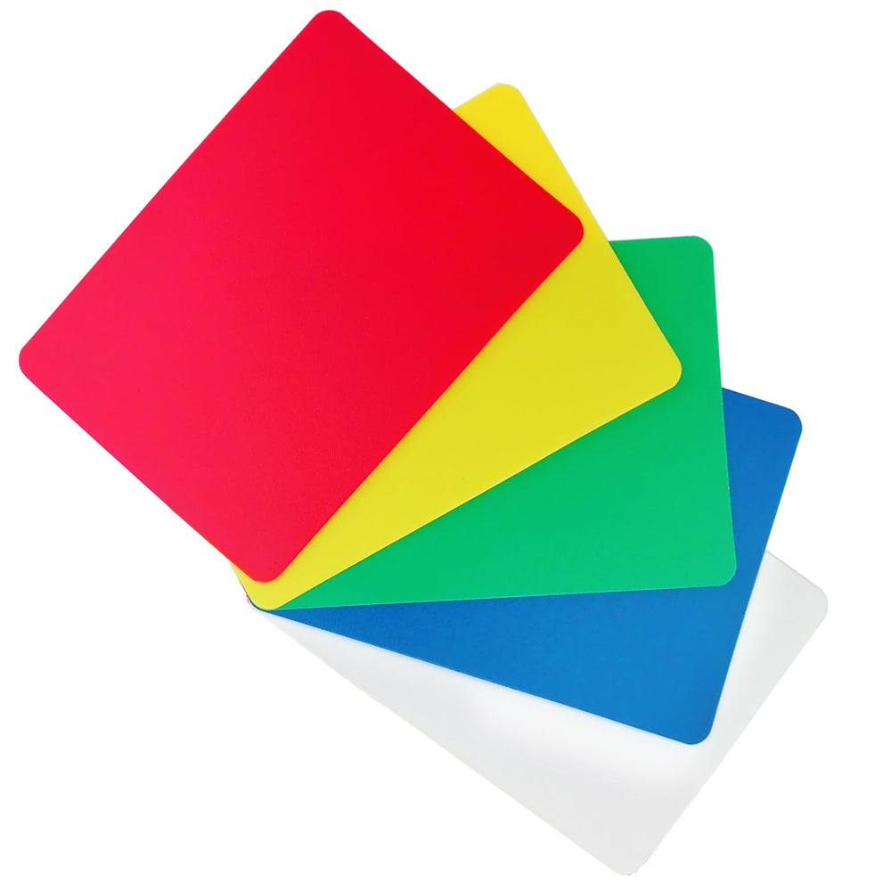 XANADU cut cards in five colors help color-code decks for smooth table organization.