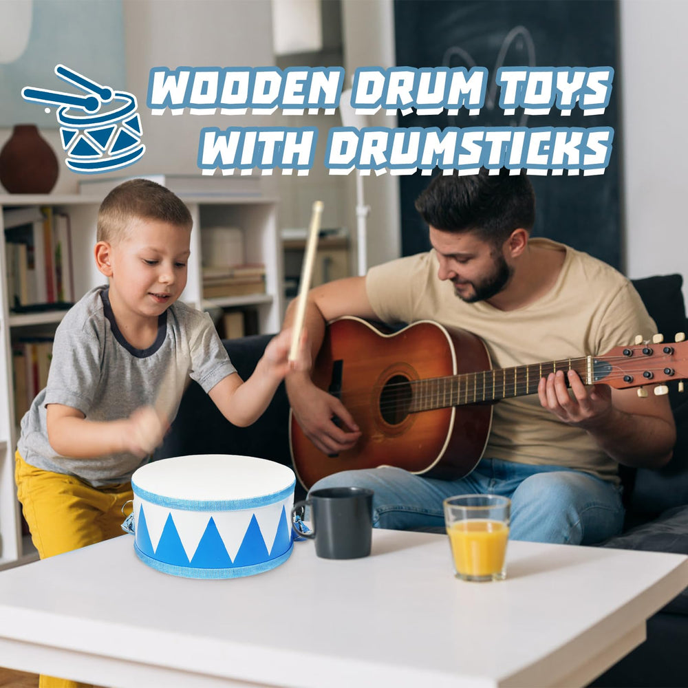 Xanllaxa kids drum in playtime, promoting rhythm and coordination.