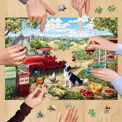 XAPAEG 500-piece puzzle highlighting laser-cut pieces for precise fitting